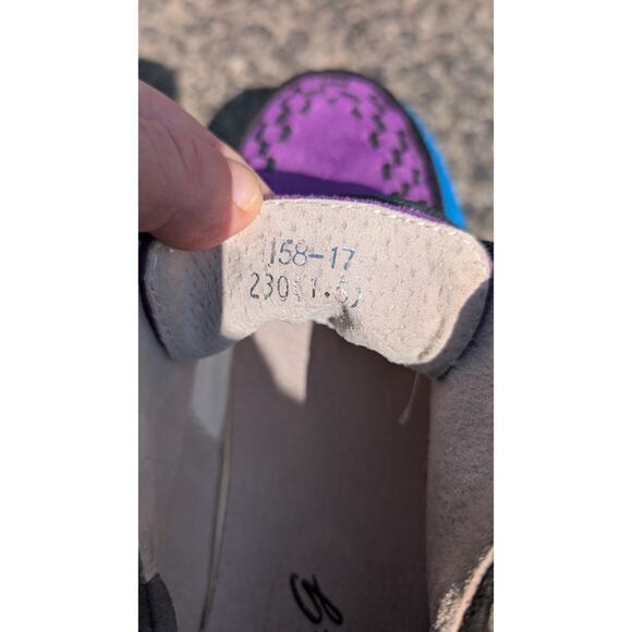 RoseG Punk Lace Up Platform Creepers Shoes Youth Sz 4Y wmns 5.5 Retro 90s Suede - Picture 6 of 6